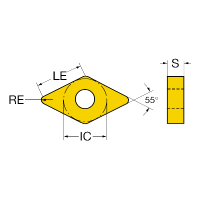 Фото 2: DNMG 150408 PM 4415 пластина для точения