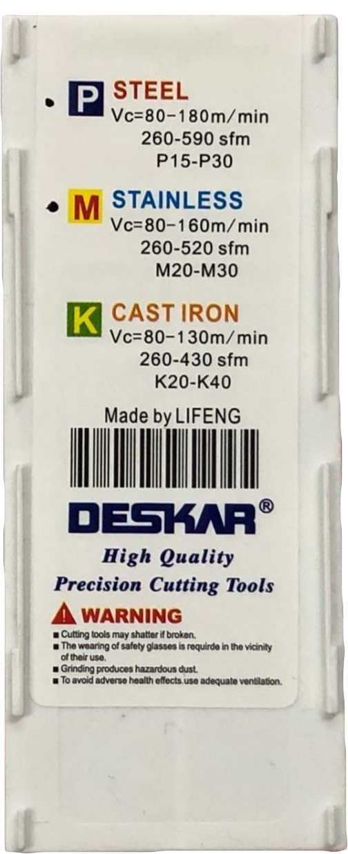 Фото 8: 16ER 10UN LDA пластина резьбовая DESKAR