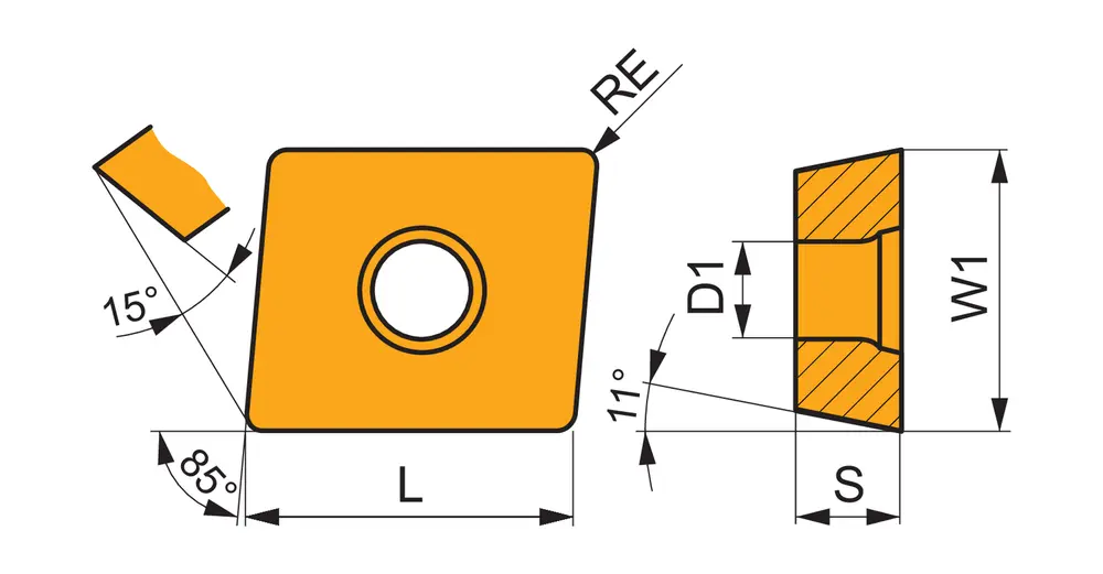 Фото 2: APEW 150412 SR 8026 пластина для фрез