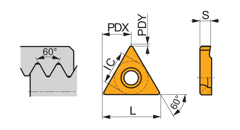 Фото 2: TN 22EN350 500M 8030 пластина резьбовая
