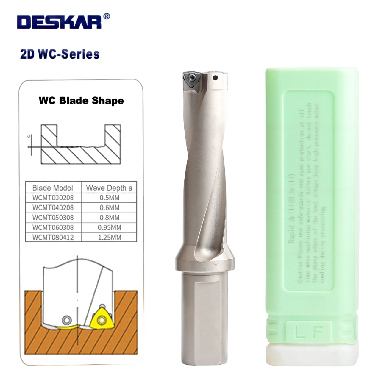 Фото 4: C40-2D56-120WC06 корпусное сверло под пластину Weila (DESKAR)