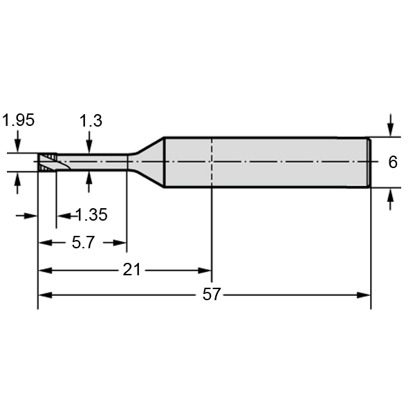 Фото 2: H5087006-M2.5 резьбофреза