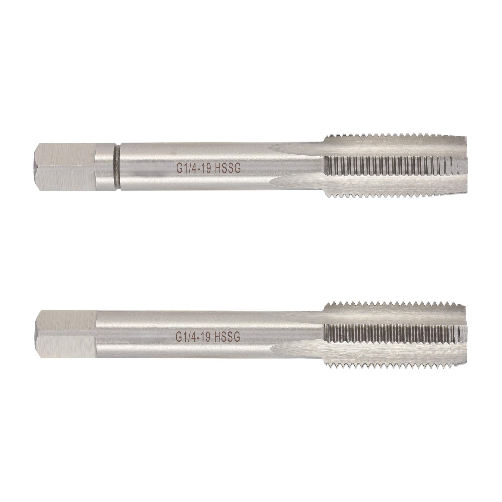 1/4 -19-GBSP DIN5157 HSS-E 55° 70мм a=9. набор метчиков 2 шт. Qtool - фотография 1 Фото 1: 1/4 -19-GBSP DIN5157 HSS-E 55° 70мм a=9. набор метчиков 2 шт. Qtool