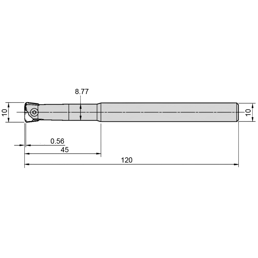 Фото 2: M270TD010A10L120 фреза
