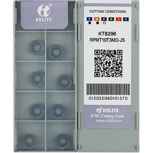Фото 2: RPMT 10T3MO JS KT8296 пластина для фрез Kelite