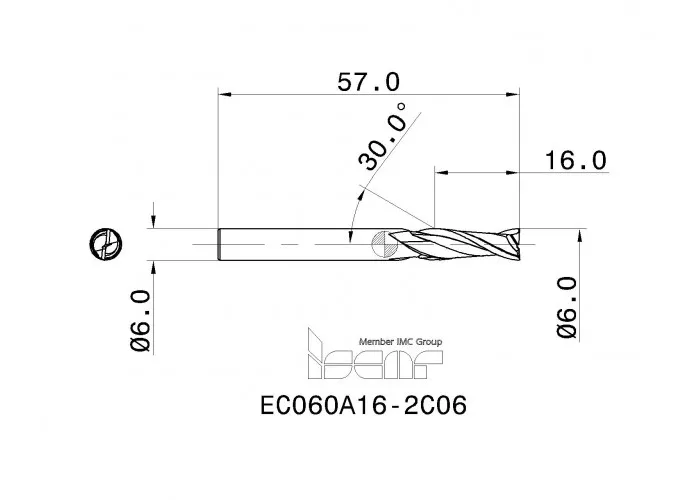 Фото 2: EC060A16-2C06 фреза
