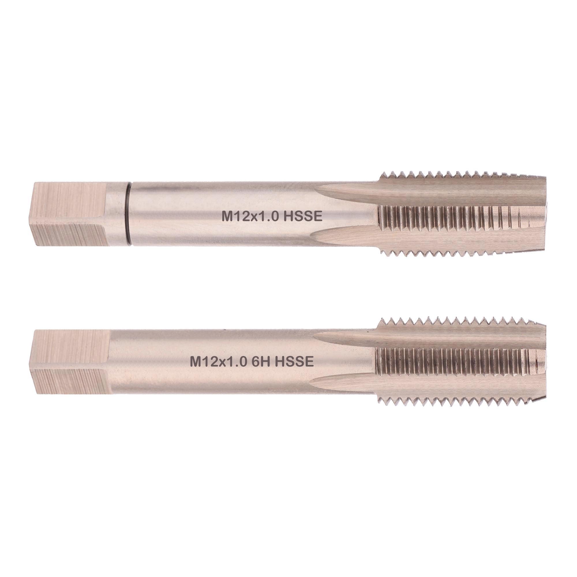 М12х1.0 DIN2181 HSS-E 6h 70мм a=7.0 набор метчиков 2 шт Qtool - фотография 1 Фото 1: М12х1.0 DIN2181 HSS-E 6h 70мм a=7.0 набор метчиков 2 шт Qtool