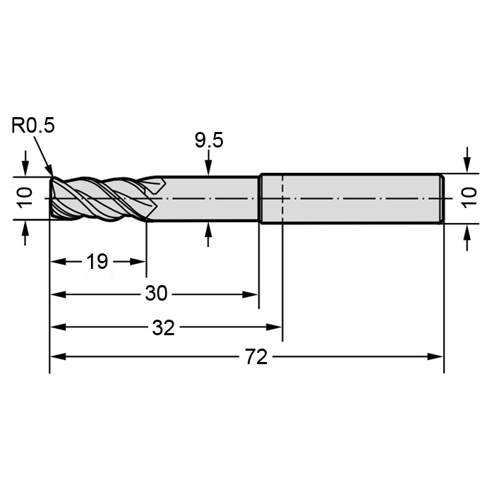 Фото 2: H602311-10 фреза