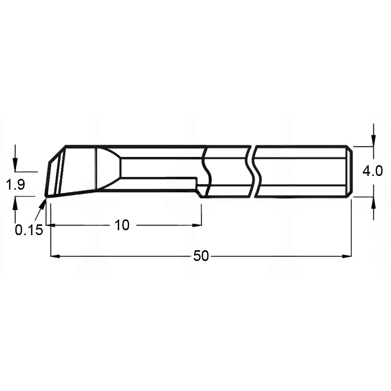 Фото 2: MTR 4 R0.15 L10 минирезец Deskar