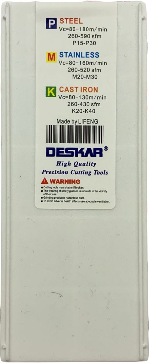 Фото 6: 22ER 3.5 ISO LDA пластина резьбовая DESKAR