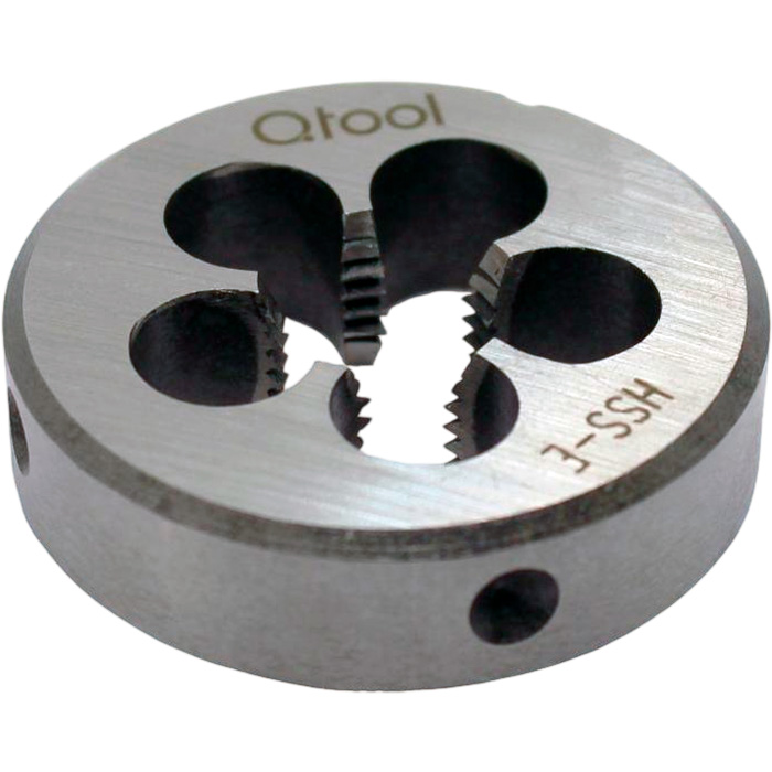 М 12х1,75 HSS-E плашка Qtool - фотография 1 Фото 1: М 12х1,75 HSS-E плашка Qtool