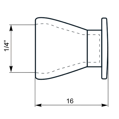 Фото 2: Заглушка для системы подачи СОЖ 1/4" Qtool, арт: 28038