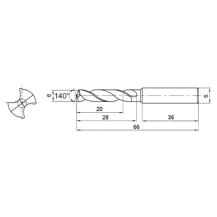 Фото 2: 1534SU03-0600 KDG303 cверло твердосплавное 