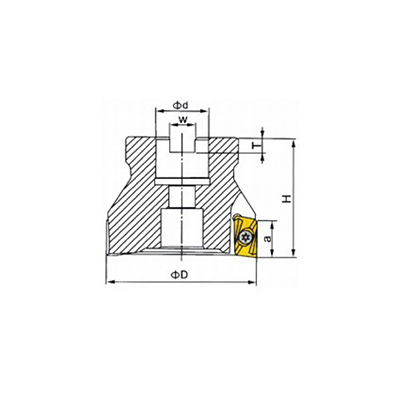 bap 400r 50-22-4t схема фрезы со сменными пластинами