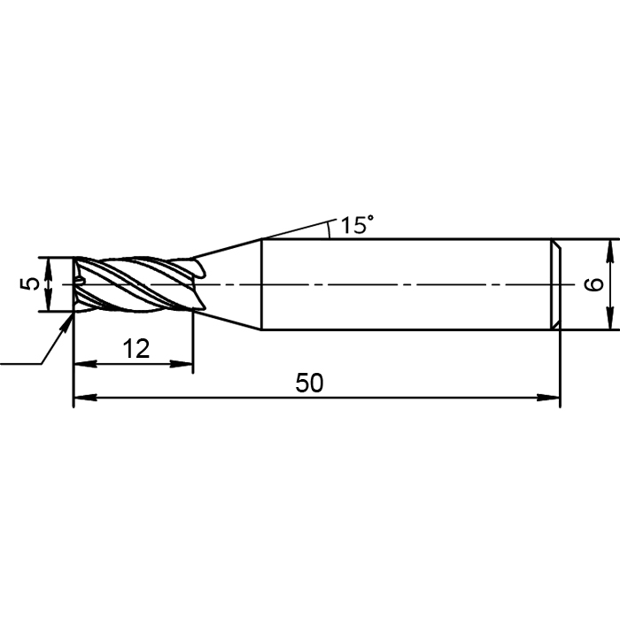 Фото 2: 1C202D050 фреза концевая