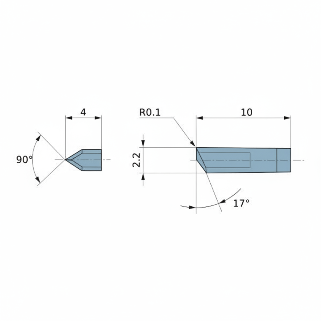 Фото 1: CTCT2220001R B VP15TF отрезная и канавочная пластина