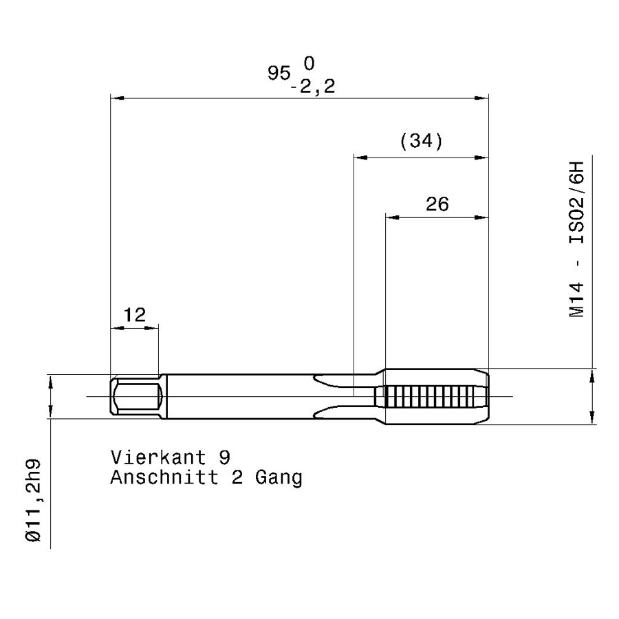 4035 14.000 m14х2 схема с размерами метчик машинный m