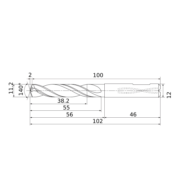 mps1-1120s-din-c dp1021 схема твердосплавного сверла с размерами