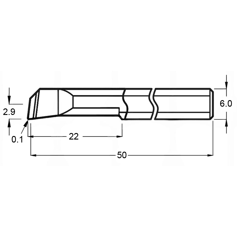 Фото 2: MTR 6 R0.1 L22 минирезец Deskar