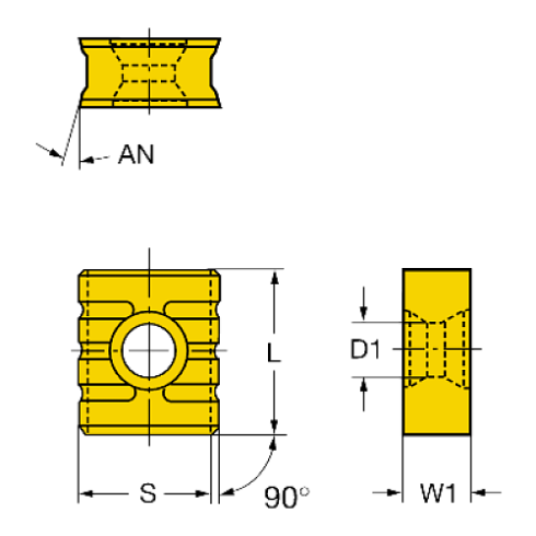 215.3-1211-1-11 4040 пластина для фрез - фотография 1 Фото 1: 215.3-1211-1-11 4040 пластина для фрез