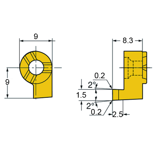 Фото 2: MB-09FA150-02-14L 1025 головка сменная для корпусного сверла