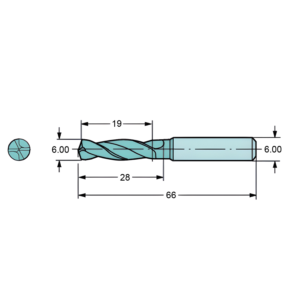 r842-0600-30-a0a 1210 схема твердосплавного сверла с размерами