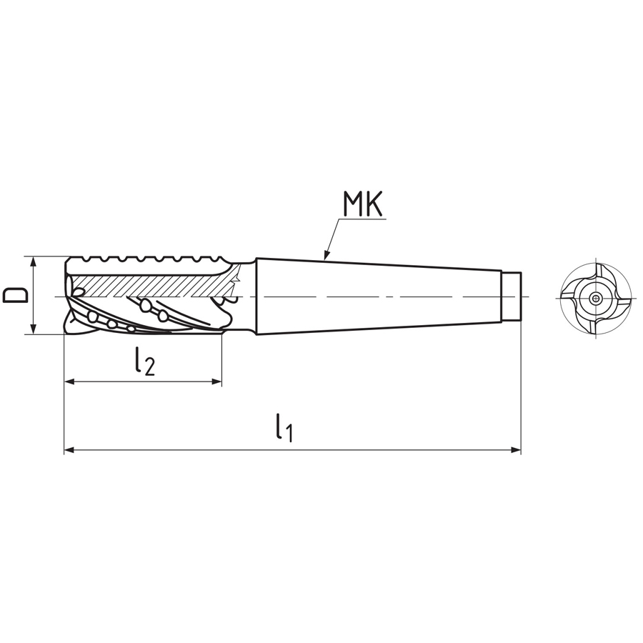 Фото 2: 423245.280 фреза концевая