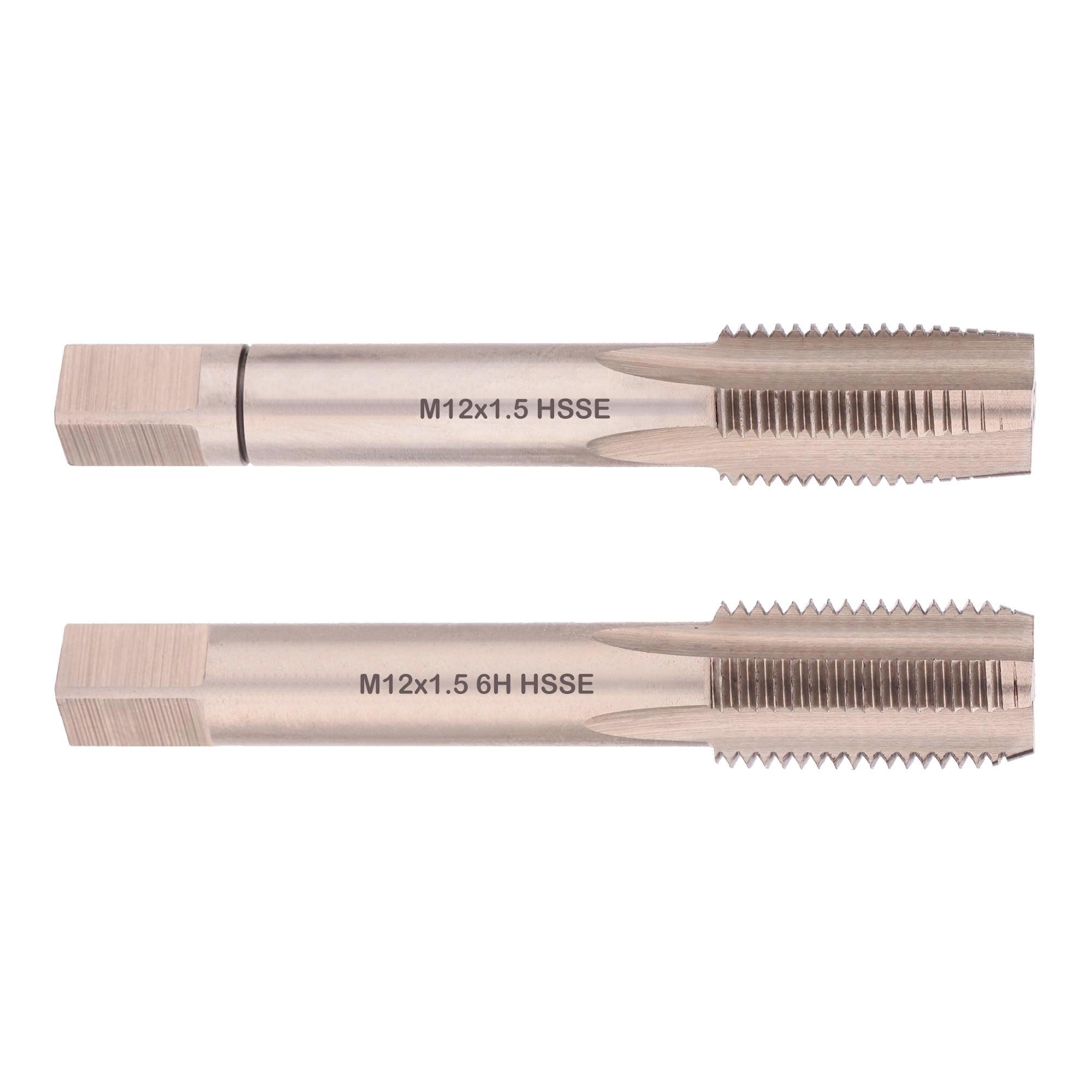 М12х1.5 DIN2181 HSS-E 6h 70мм a=7.0 набор метчиков 2 шт Qtool - фотография 1 Фото 1: М12х1.5 DIN2181 HSS-E 6h 70мм a=7.0 набор метчиков 2 шт Qtool