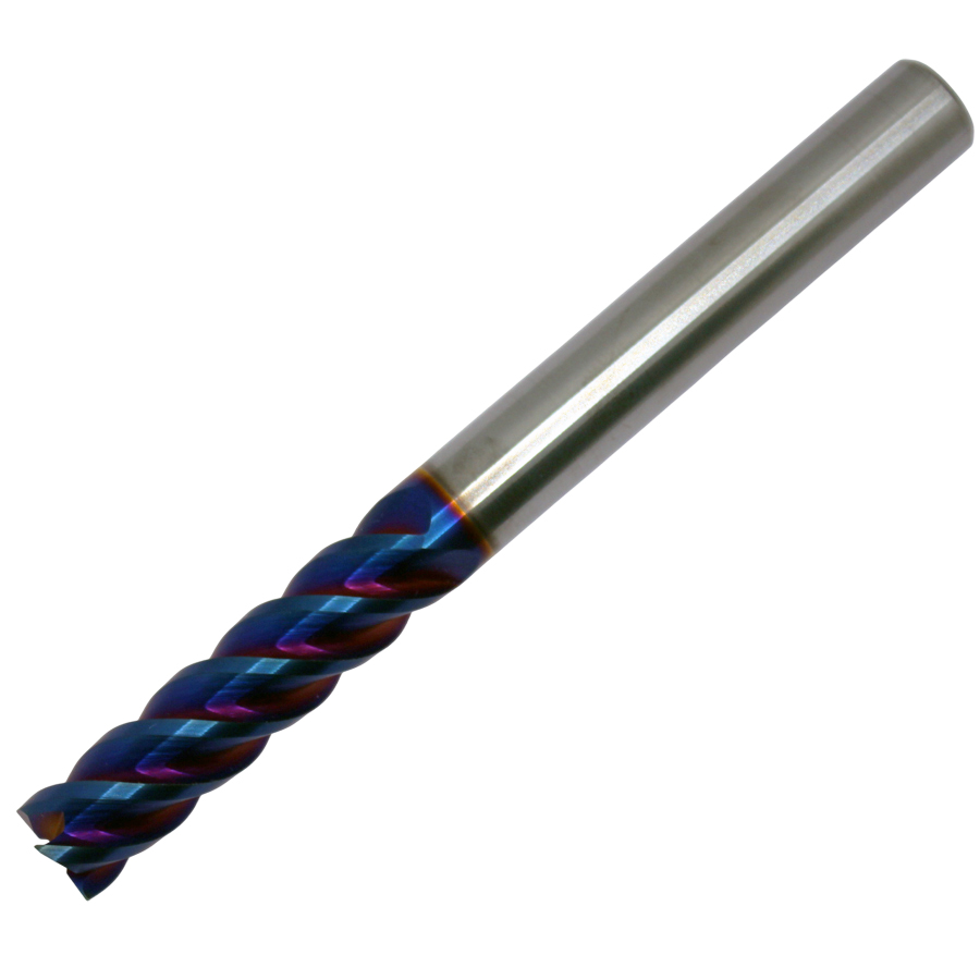 5.0х5х20х75 4F AlTiSiN фреза концевая 68HRC H-4E Qtool - фотография 4 Фото 4: 5.0х5х20х75 4F AlTiSiN фреза концевая 68HRC H-4E Qtool