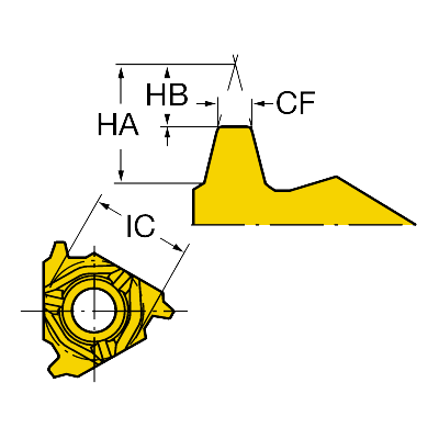 Фото 2: 266RG 22TR01F600E 1020 пластина резьбовая