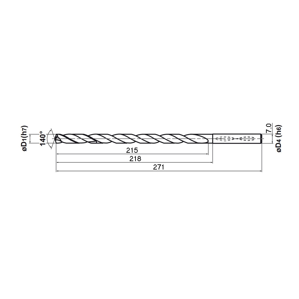 mws0650x30db vp15tf схема твердосплавного сверла с размерами