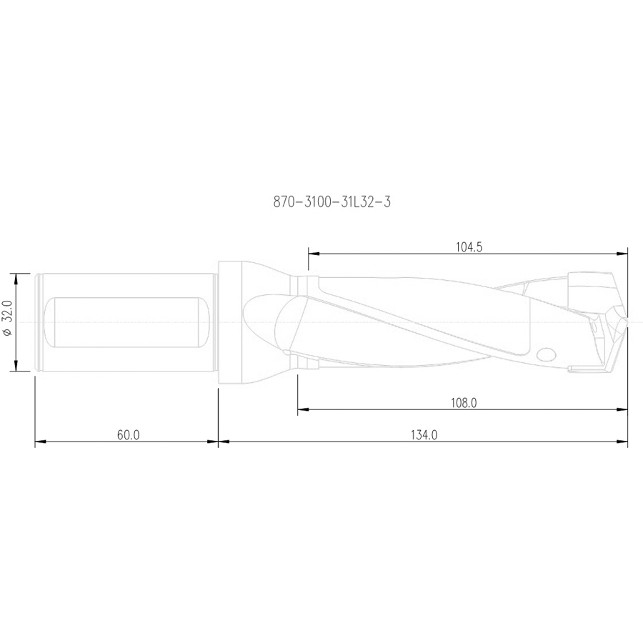 870-3100-31l32-3 схема корпуса сверла для пластин с размерами