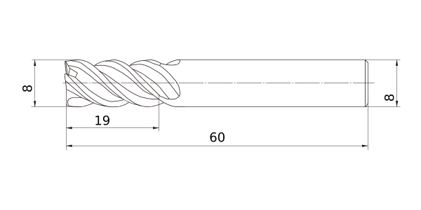 Фото 2: MSMHVD0800E фреза