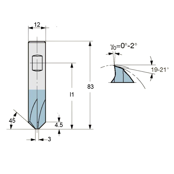 Фото 2: R215.86-03000-AC05G 1620 фреза фасочная