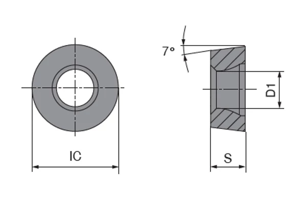 Фото 2: RCMT 1606MOSN XR CTCP125 пластина для точения