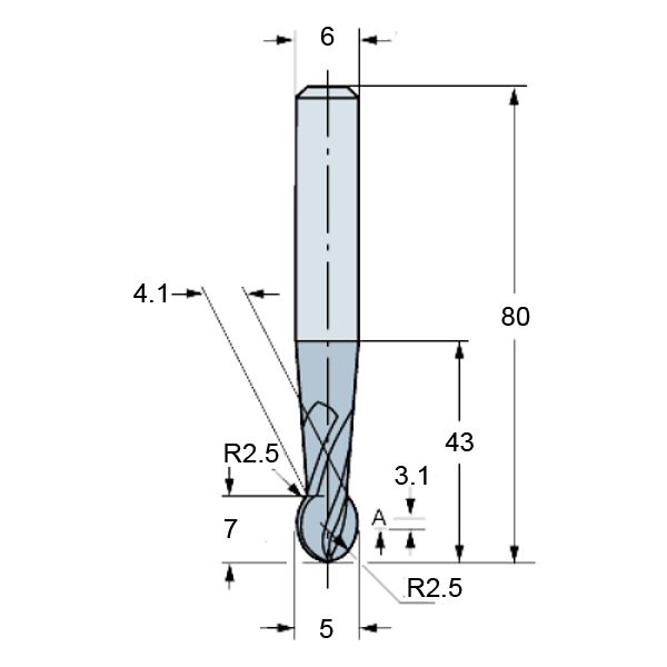 Фото 2: R216.64-05030-AO07G 1610 фреза