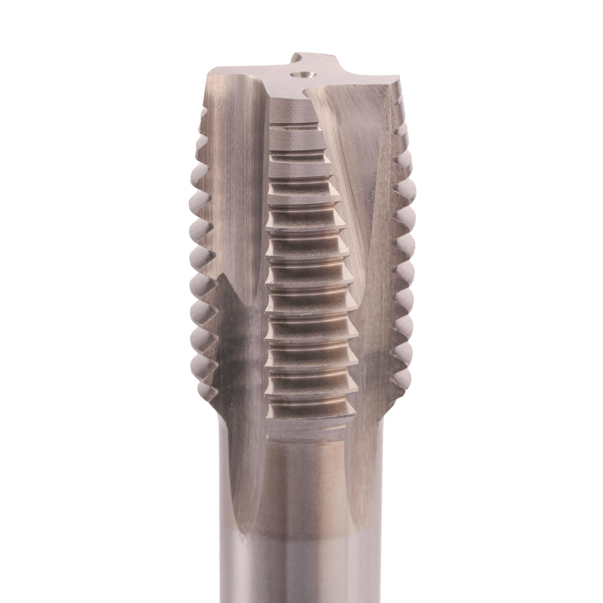 Фото 2: М27х3.0  DIN376 HSS-E 6h B/4-5P 160мм a=16 метчик Qtool