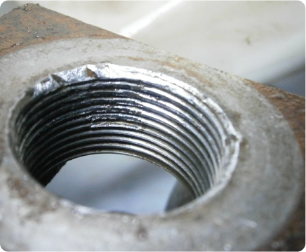 Дефекты на поверхности детали