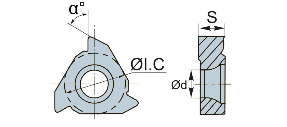Фото 1: 16IR1.75ISO HB7010 пластина резьбовая
